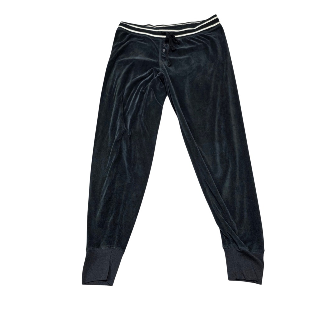 PJ SALVAGE Velour Loungewear Sweatshirt Joggers Pajamas Set Gray Size S - Picture 4 of 13